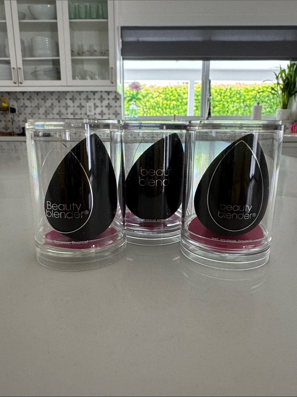 NEW Original Beautyblender Black Makeup Sponges - Set of 3